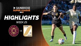 Dallas Trinity FC vs. Spokane Zephyr FC | GAINBRIDGE SUPER LEAGUE | Week 25 Highlights