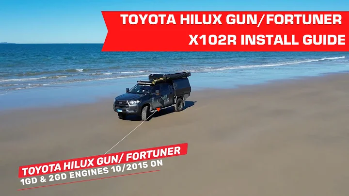 Toyota Hilux GUN & Fortuner Ryco X102R installation guide