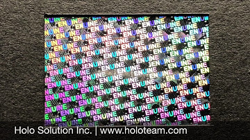 Hologram Security Label | Standard version | Holo Solution Inc.