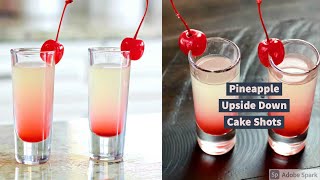 Pineapple Upside Down Cake Shots