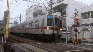 [東武10030型未リニューアル車！] 東上線快速小川町行き 北池袋(TJ-02)～下板橋(TJ-03)