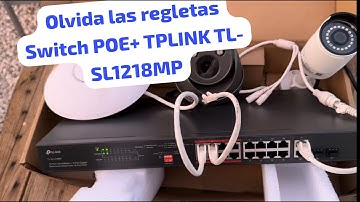 Switch POE+ TPLINK TL SL1218MP