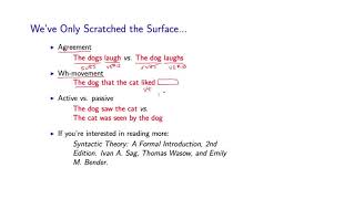 Natural Language Processing 5 8 A Simple Grammar for English Part 4 220