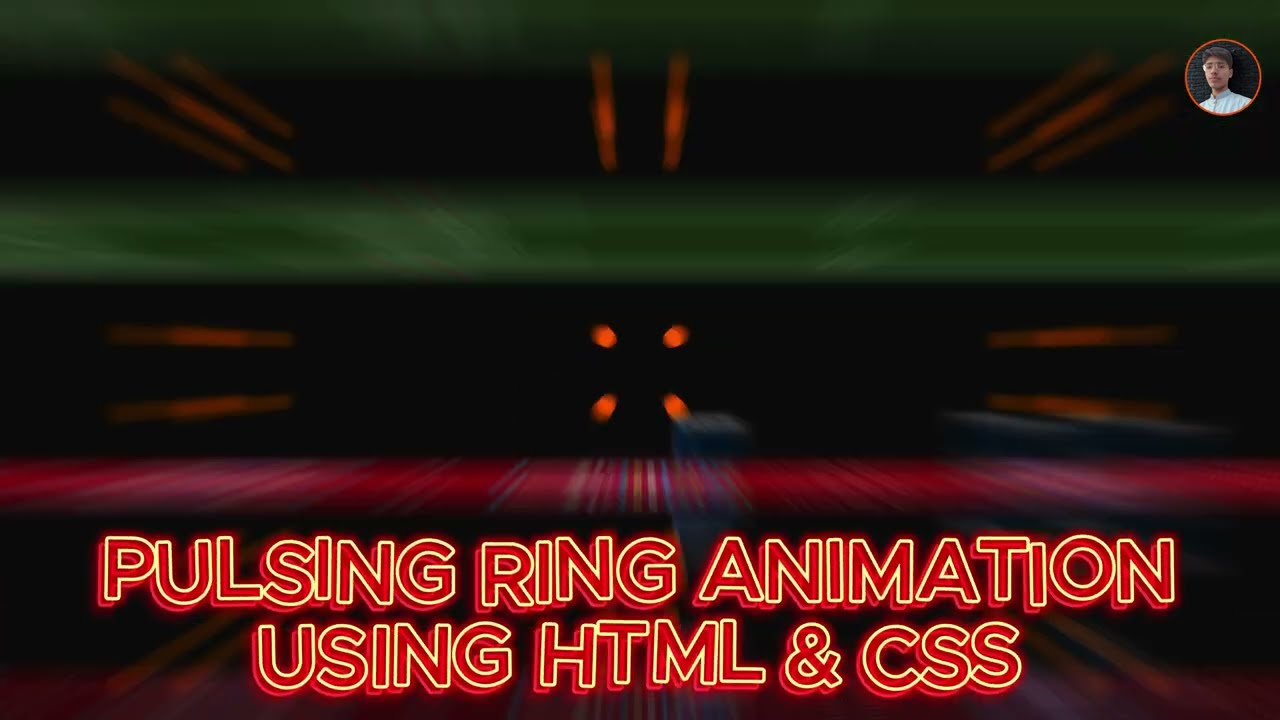 Create Stunning Pulsating Ring Animation Using Pure CSS | CSS KeyFrames | Farhan Code Corner