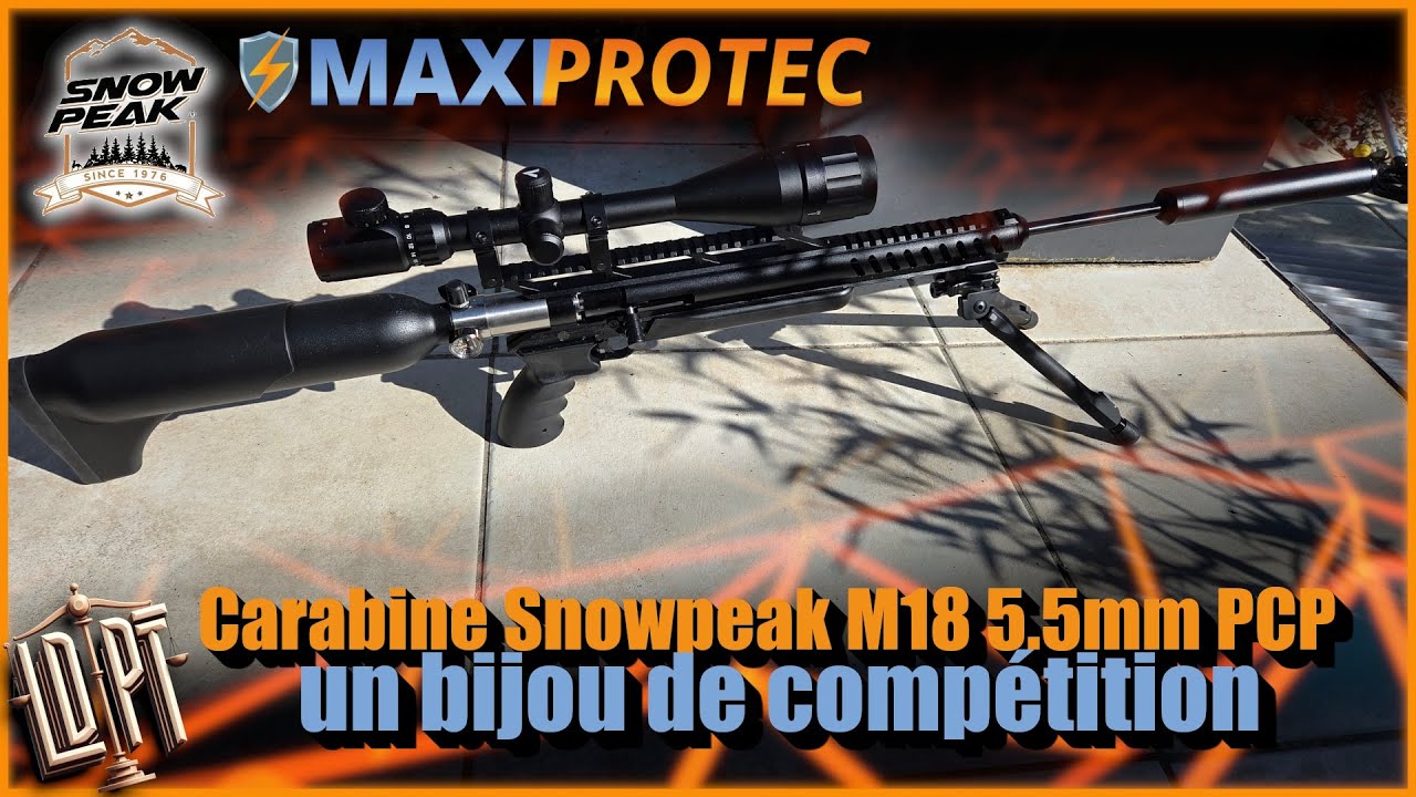 Carabine PCP Snowpeak M18 5.5mm Taillée pour le slug