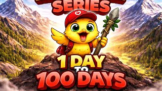 1 day to 100 day survival series smp  hardcore  in 【minecraft】! ?