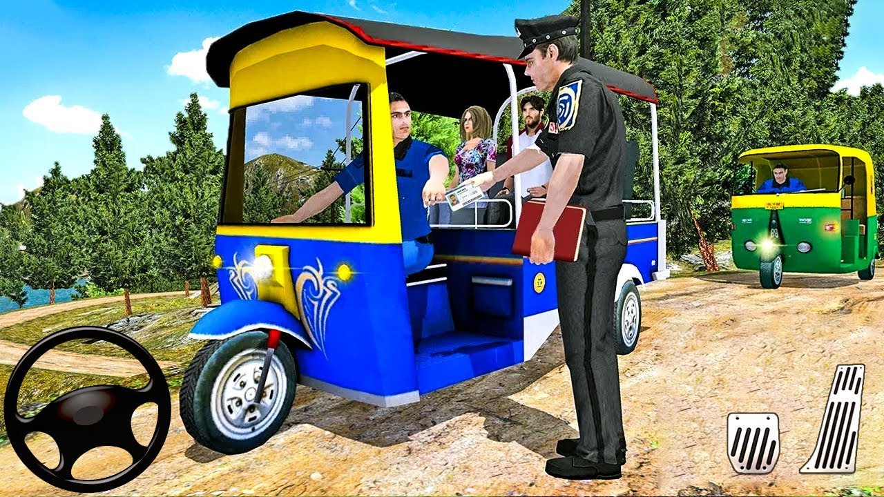 Offroad Tuk Tuk Auto Rickshaw Driver Simulator 2019 - Android Gameplay
