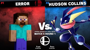 Week 8 Match 5 - Error | PNTR ESP Smash Brothers
