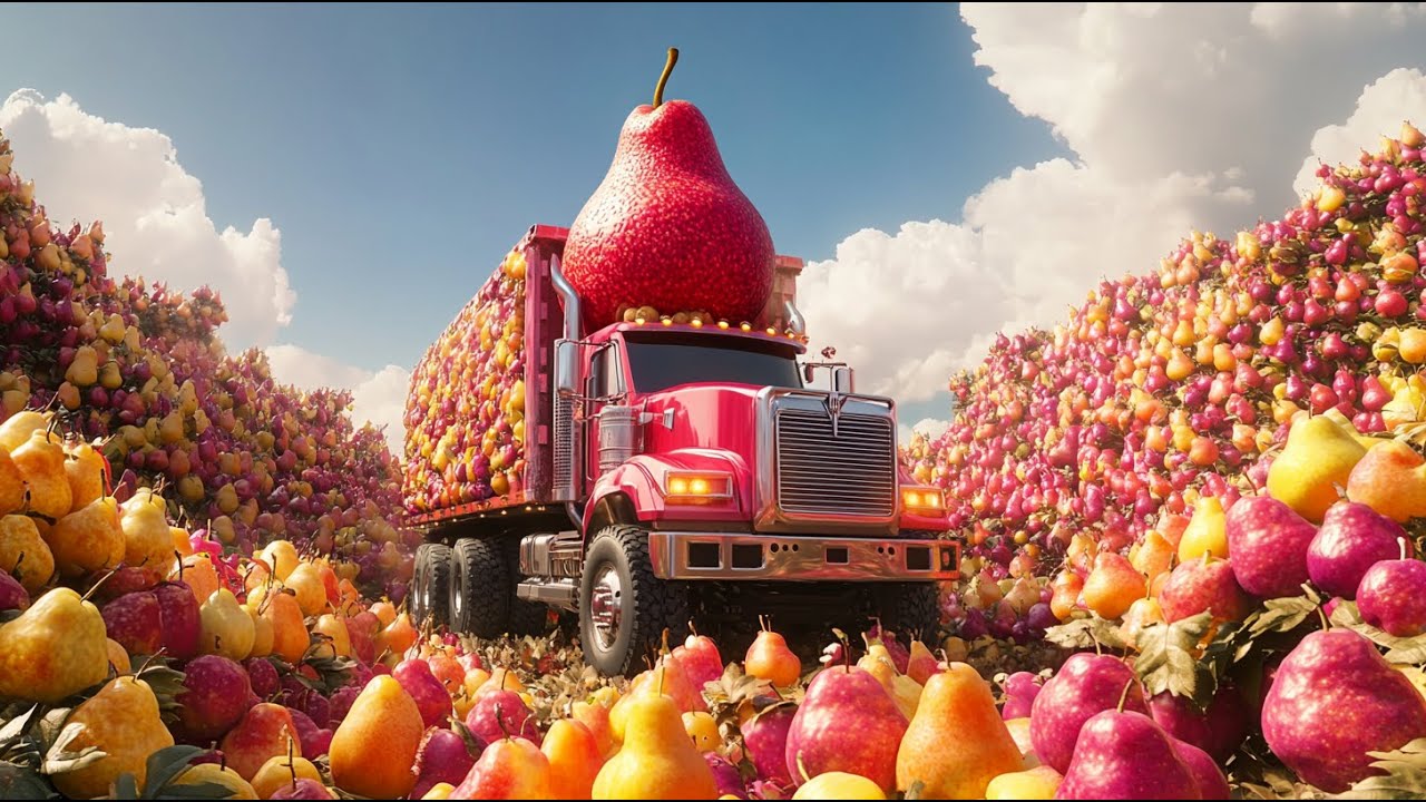 Harvesting Giant Pears - The Largest Pears You’ve Ever Seen! 