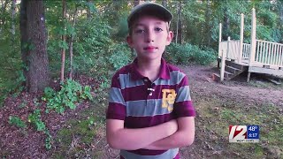 Barrington boy discovers mushroom never seen in Rhode Island