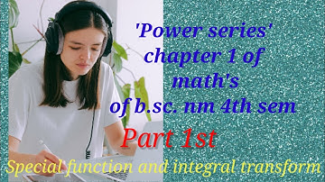 b.sc.nm 4th sem Chapter 1 