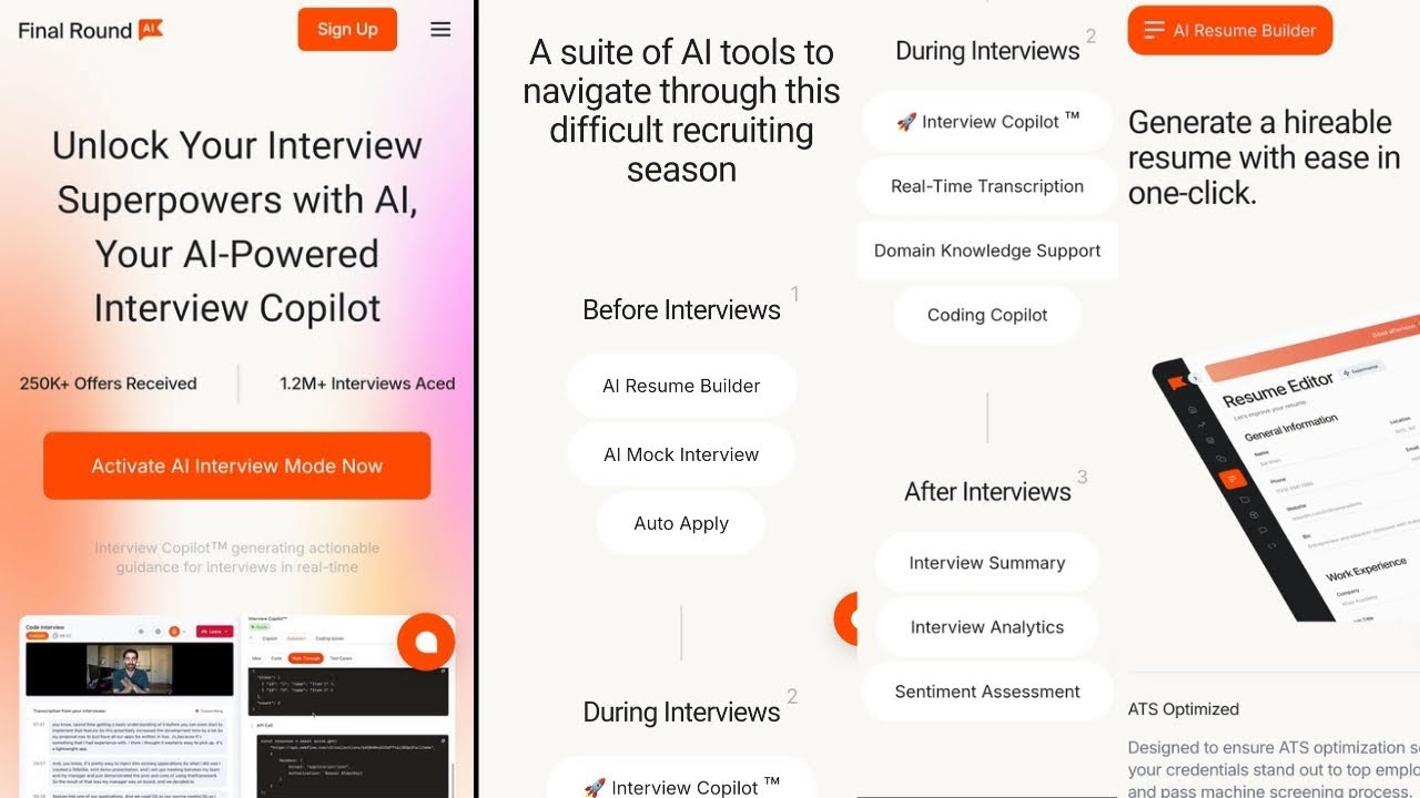 Mock Interview AI Tool || Interview Hacks || Interview Practice Free ...