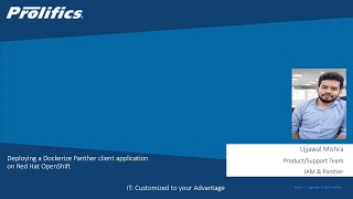 Deploying a Dockerize Panther client application on Red Hat OpenShift