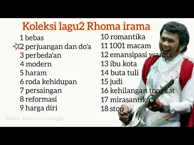 koleksi lagu lagu Rhoma irama class=