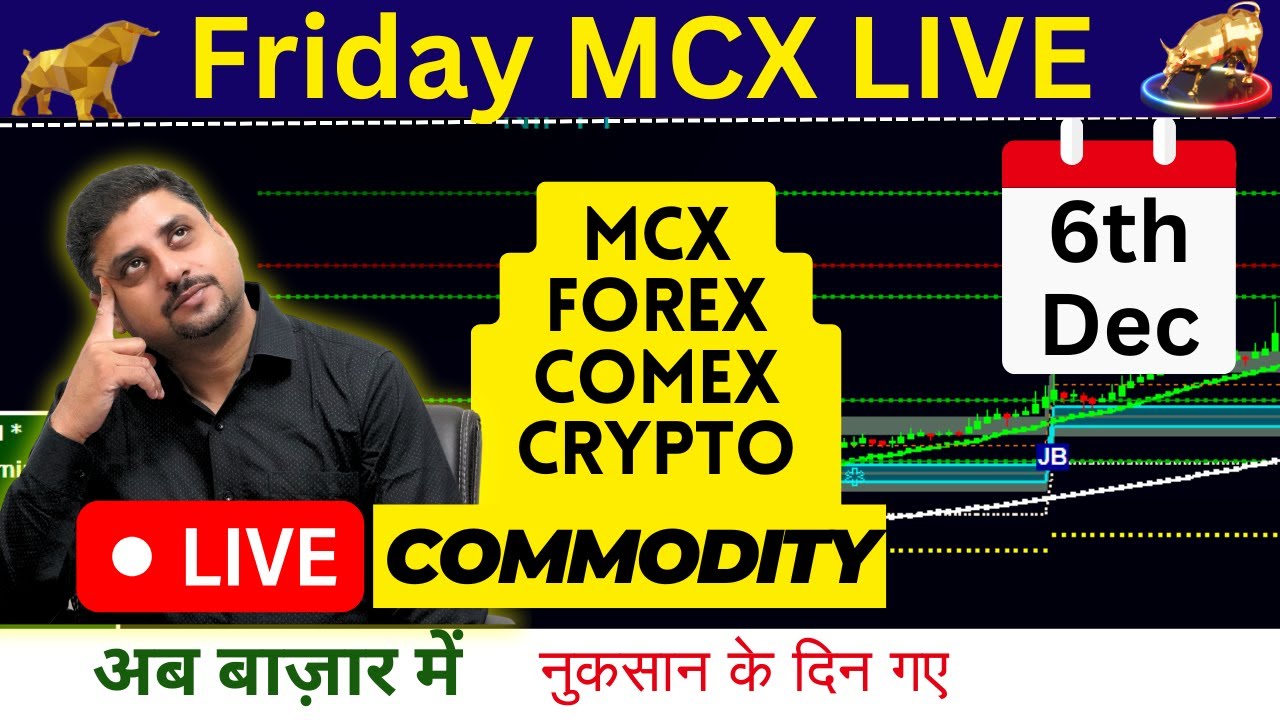 6th Dec MCX / Forex / Comex / Crypto Market Live Demo #mcx # ...