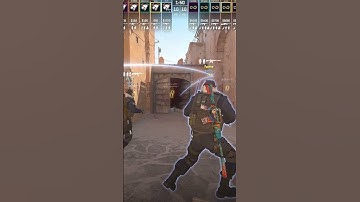 Dust2 Mid Cross With HE Instead of Smoke