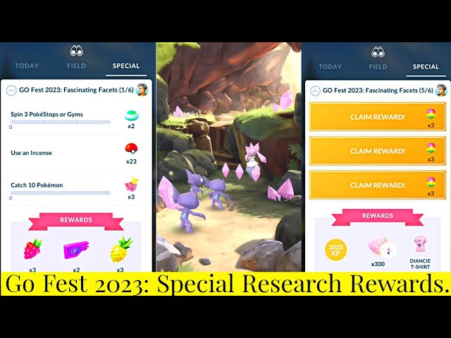 Pokémon GO Fest 2023: Global Fascinating Facets Special Research