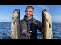 Deep Sea Wreck Fishing - Lure Fishing and Fishing at Anchor - Autumn Sea Fishing.