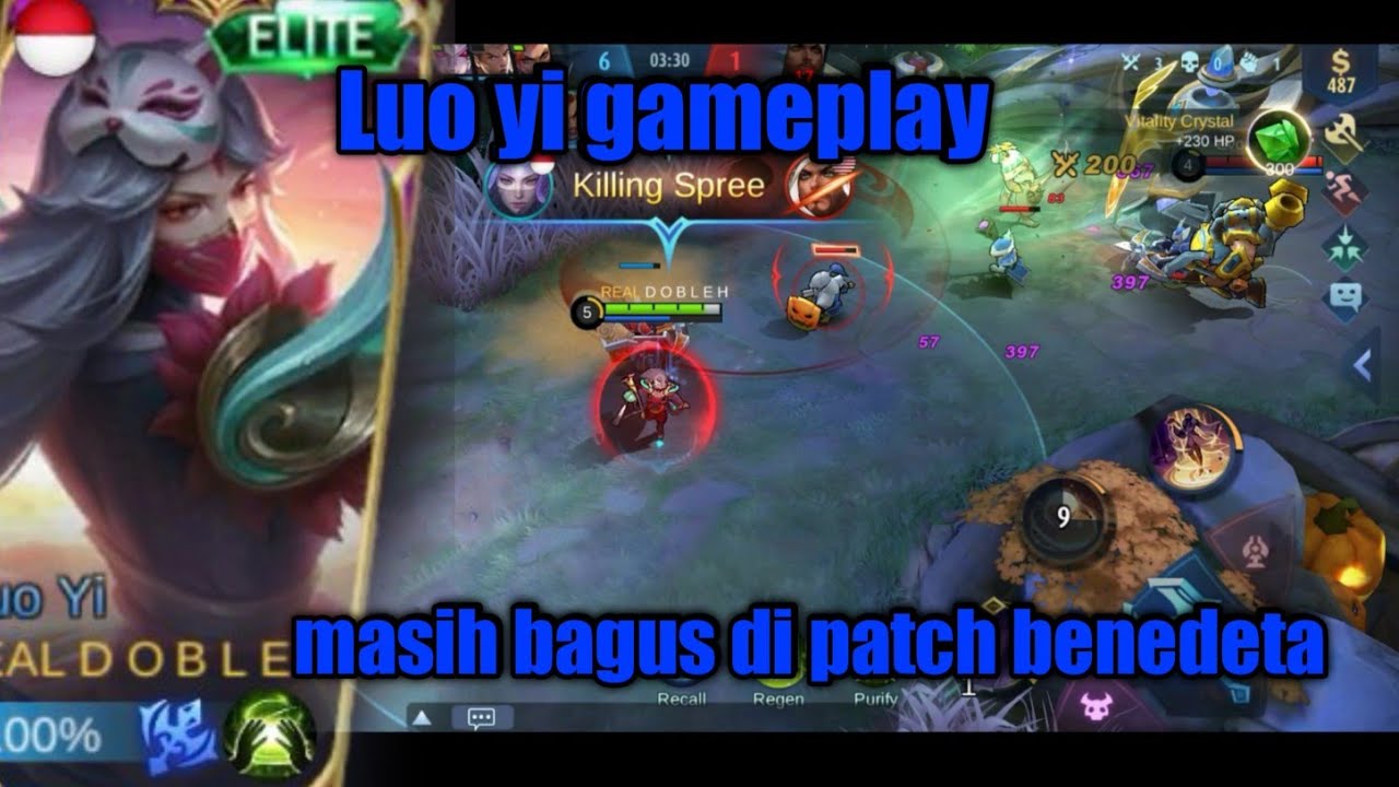 Review Skin Luo yi Tenko, Patch benedeta