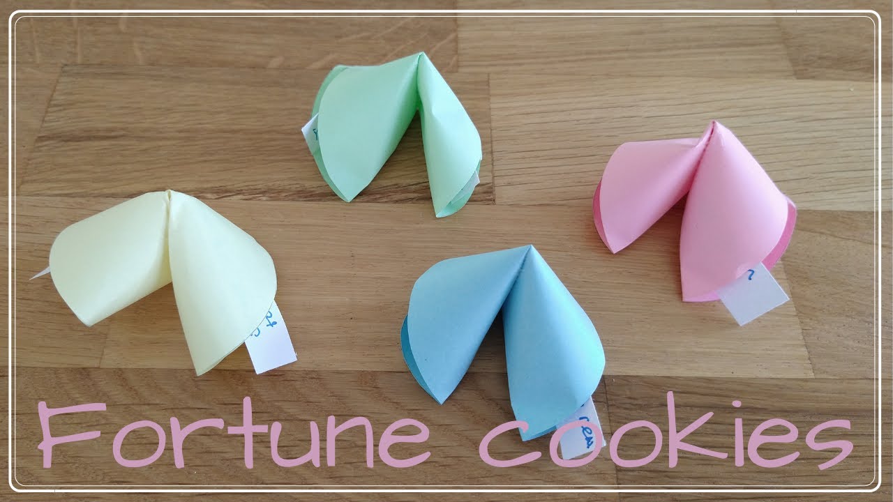 HOW TO: MAKE YOUR OWN FORTUNE COOKIES