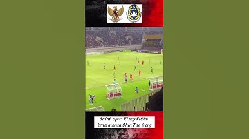 Rizky Ridho kena marah Shin Tae-yong karna salah oper‼️  #beritabola #shorts