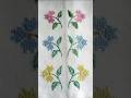 bedsheet cross stitch design ideas #elegant design# beautiful embroidery #trending flower design #