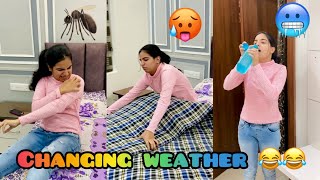 Changing Weather 🦟🥵🥶~ Relatable? #priyalkukreja #shorts #ytshorts Resimi