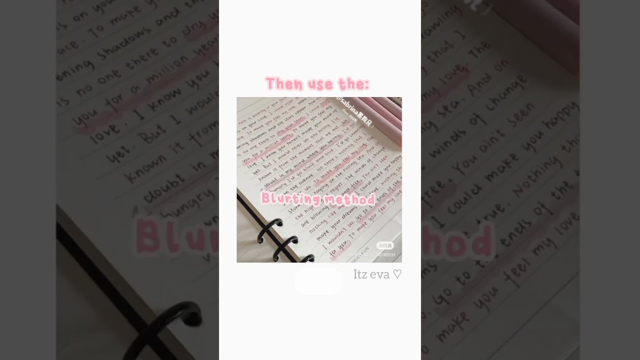 How to get good grades in exams.⁠｡⁠*⁠♡.° 