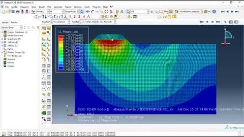 Simulation embankment and excavation on saturate soil in Abaqus