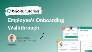 11. Employee's Onboarding Walkthrough 11. Employee's Onboarding Walkthrough