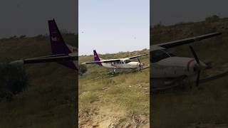 Private Jet Forced to Land on a Mountain