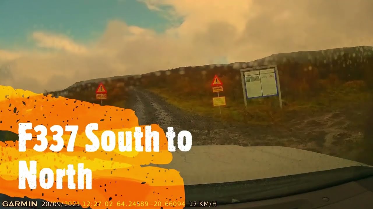 Iceland F-Roads: F337 south to north (2021, no sound, dashcam) - YouTube