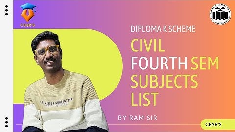 MSBTE DIPLOMA CIVIL FOURTH SEM SUBJECTS 