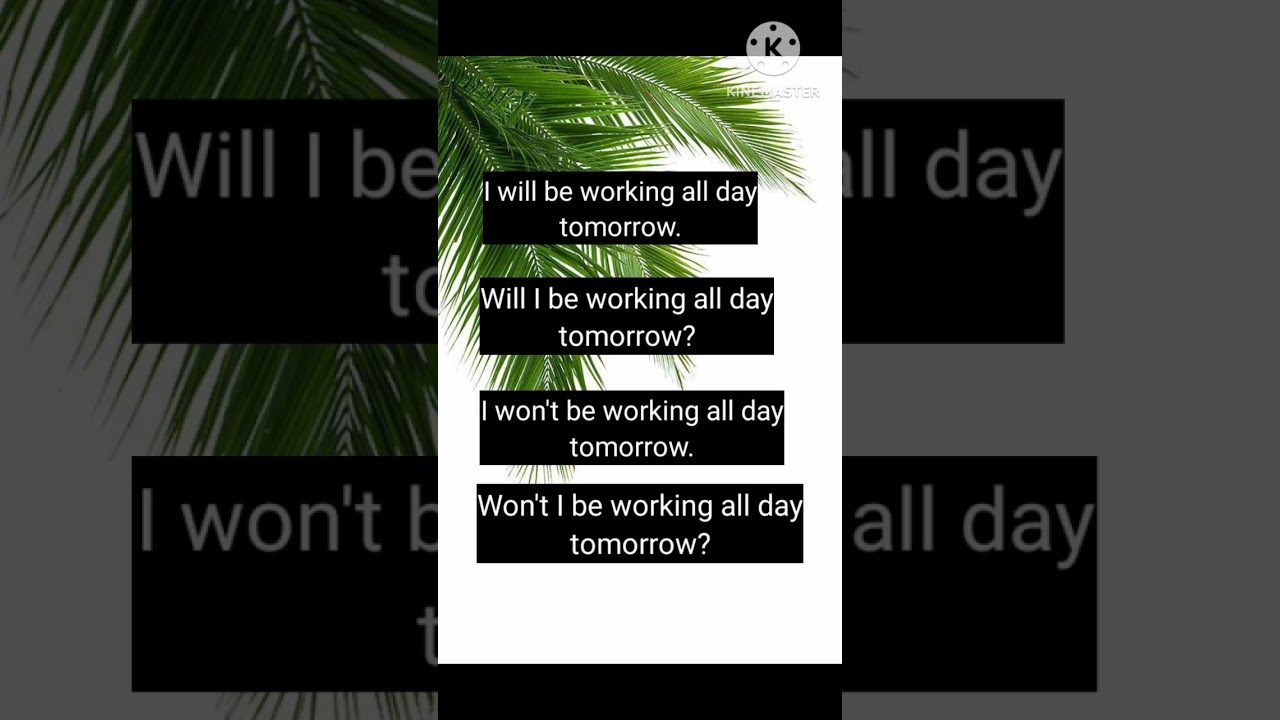 Question//Negative//Future continuous tense @englishpatshala4146