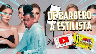 DE BARBERO A ESTILISTA CONOCE LA HISTORIA DE SUPERACION DE ESTE JOVEN 