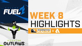 Dallas Fuel VS Houston Outlaws - Overwatch League 2021 Highlights | Week 8 Day 4