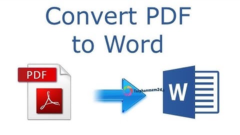 Chuyển pdf sang word đơn giản ai cũng làm được