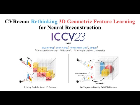 [ICCV 2023] CVRecon: Rethinking 3D Geometric Feature Learning For Neural Reconstruction