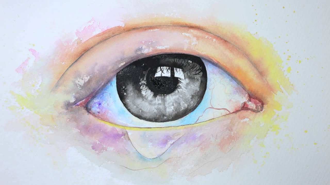 20150906 Sped up watercolor painting YouTube