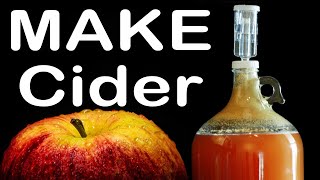 Beginner Hard Cider Recipe - Alcohol from Apple Juice