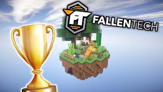 How I Broke Top 1 Record In 16 Days 😈 - Fallentech Skyblock