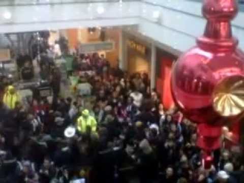 End of Dec. 22, 2012 Flash mob at Portage Place (Winnipeg)