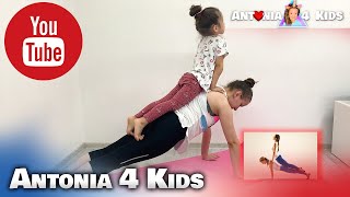 Yoga Challenge cu mama | Antonia 4 Kids