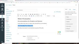 Canvas Creating Accessible Web Pages