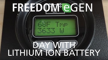 Day with FREEDOM eGEN Lithium Ion System in a Coachmen Galleria Li3