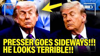 Trump LOOKS SICK as PRESSER ABRUPTLY GOES SIDEWAYS!!!