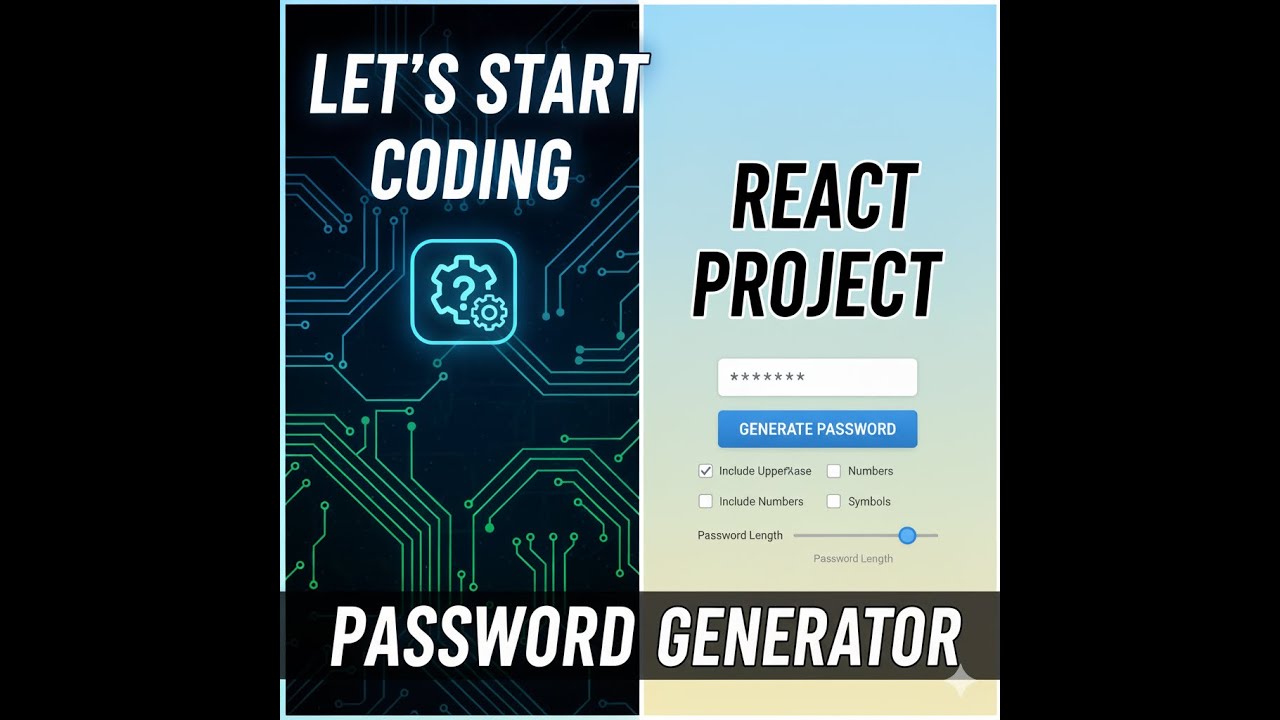 Day 6 | React Password Generator Project 🔐⚛️ | Web Development Journey ...