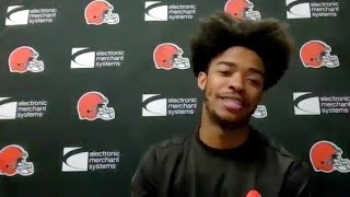 Greg Newsome II on his rookie season with Denzel Ward, Greedy Williams