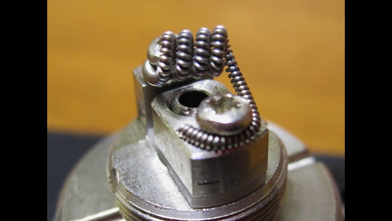 Kayfun with Clapton Coil Build Testfire YouTube