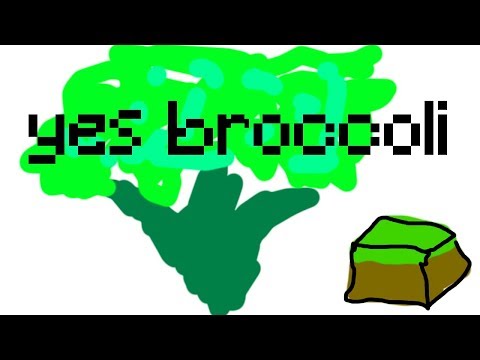 minecraft broccoli (marimba exercise made with noteblocks)